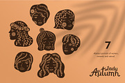 Lady Autumn. Vector feminine mystery, an Object Graphic by anna khramtsova (Thumbnail 3 of 14)