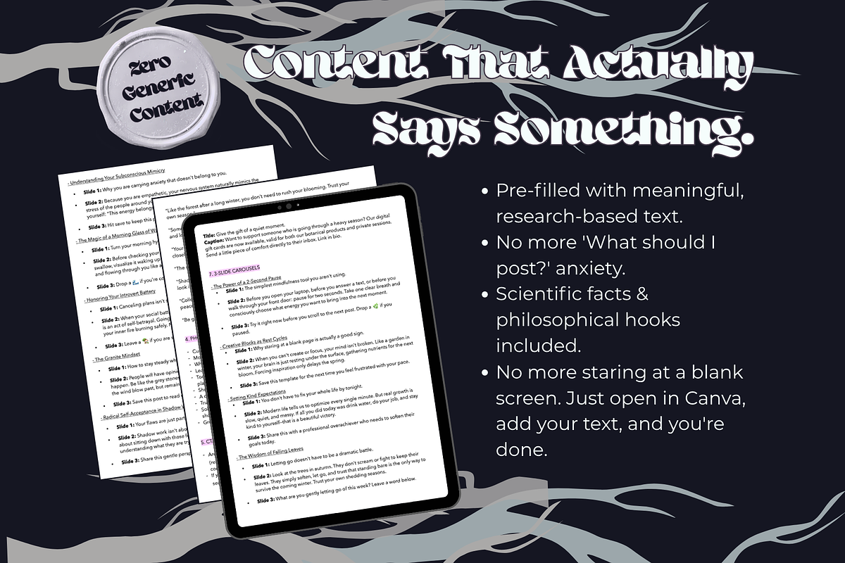 Coastal Witch Social Media Kit, a Social Media Template by Mochi Atelier (Photo 4 of 14)