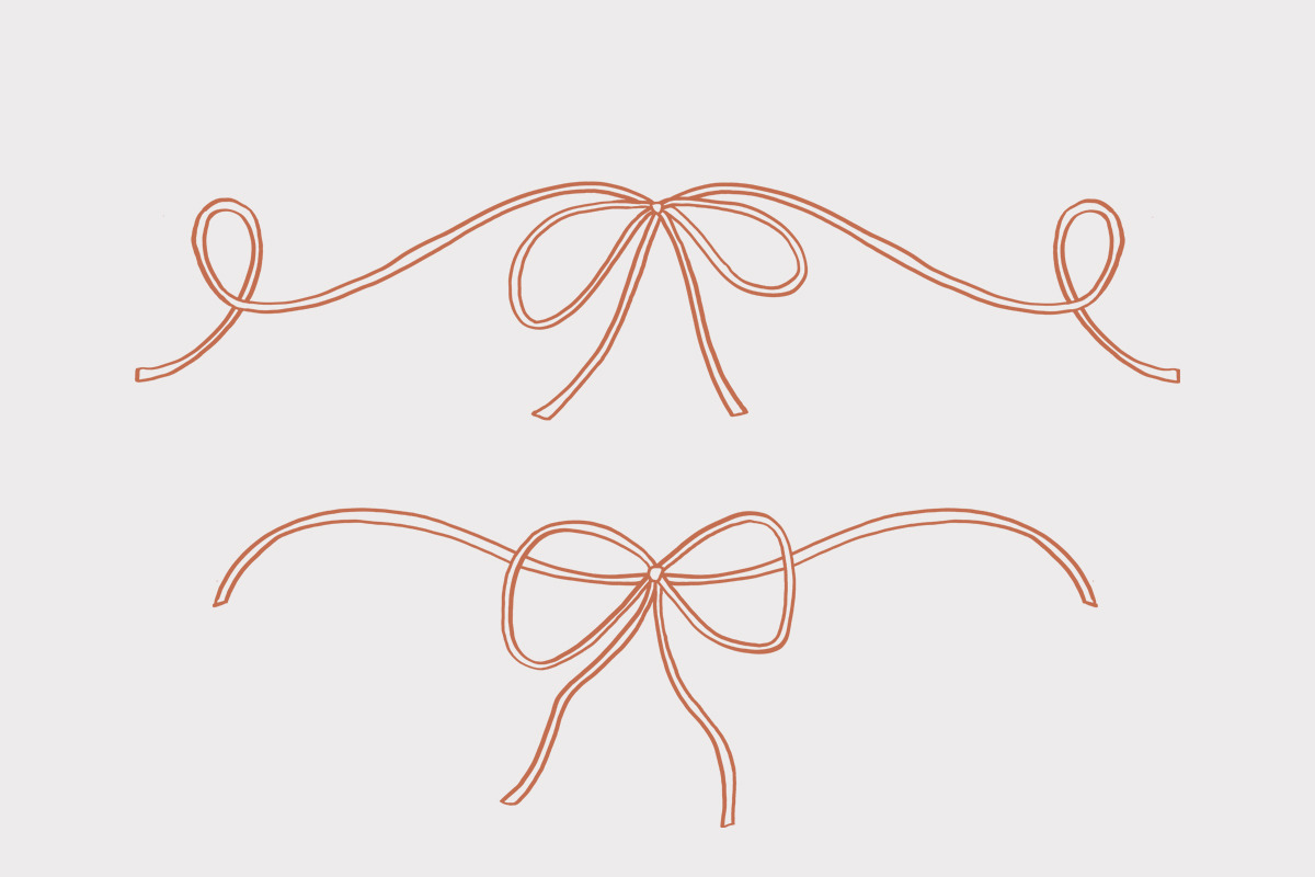 Ribbons & Bows Hand Drawn Accents, a Decorative Illustration by Margot + Co (Photo 9 of 9)