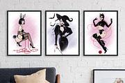 Pin Up Girls, a Person Illustration by Croisy (Thumbnail 2 of 4)