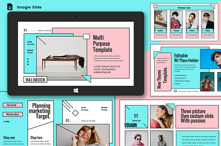 Halimoon - New Google Slide Template
