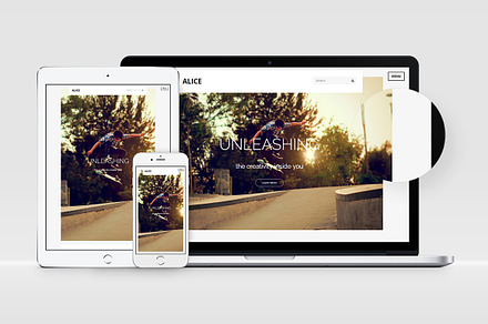 Alice: Classy Website Template, a HTML Template by Devero