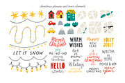 HELLO CHRISTMAS: clipart & lettering, an Illustration by Elliko shop (Thumbnail 3 of 11)