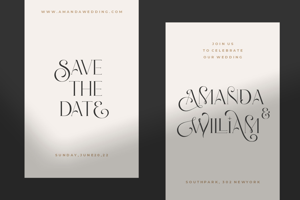 Romantic Serif - Elegant Classy Font, a Font by HansCo Studio (Photo 5 of 15)