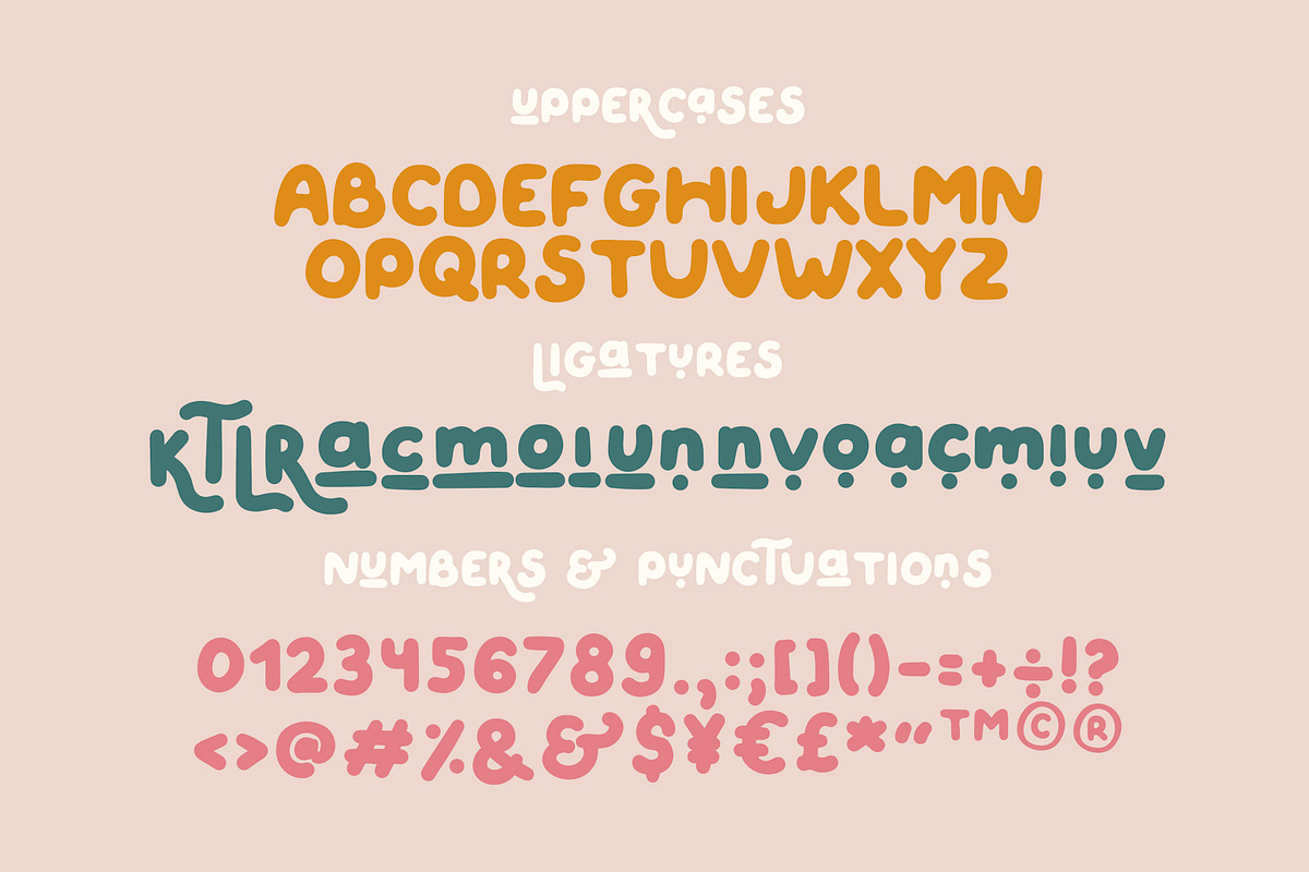 QUIRKY SPRING Playful Font Family preview 5