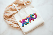 Brushstroke XOXO Png, an Illustration by Watercolor design (Thumbnail 2 of 3)