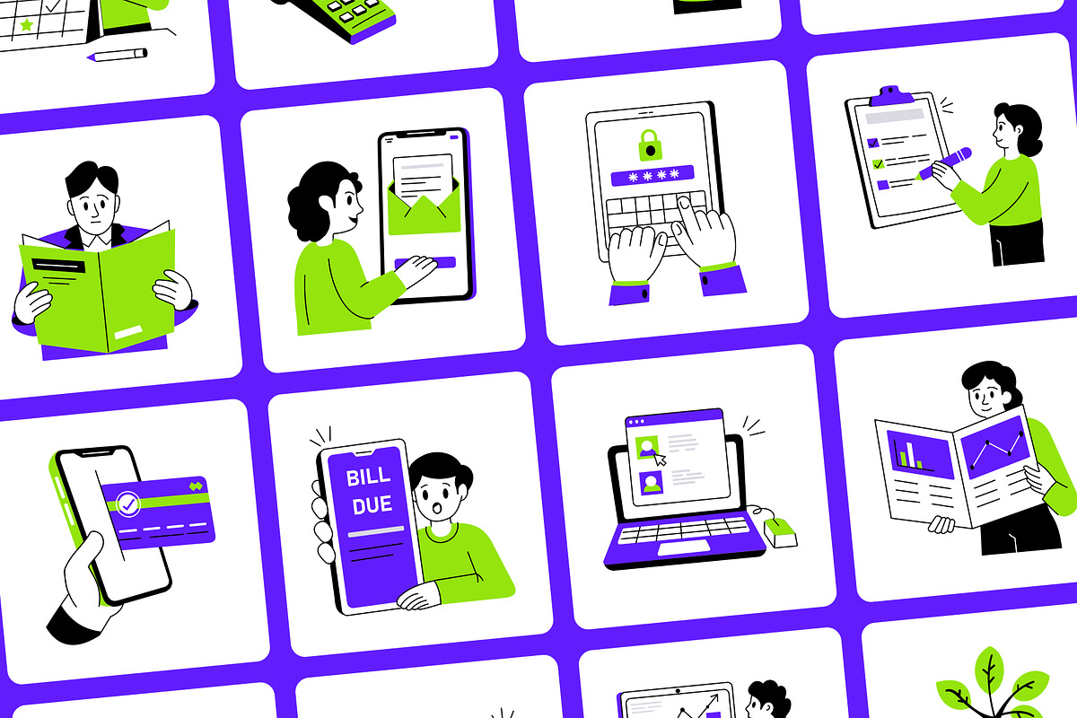 Bank and Banking Illustration, a Finance Illustration by Vectors Market (Photo 6 of 9)