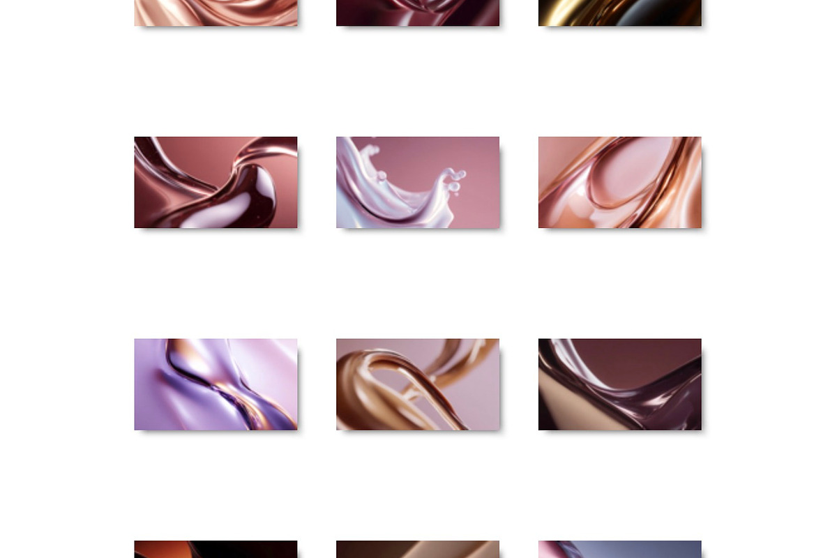 Glossy Fluid Flow - 90 Images Bundle, a Background Photo by Studio ANNA (Photo 5 of 10)