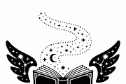 silhouette of a witch’s spellbook, an Illustration by Amazin_art (Thumbnail 17 of 20)