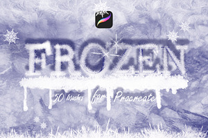 Frozen Brushes For Procreate