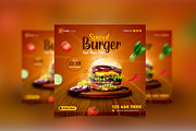 Food menu social media post banner, a Marketing Template by zahidhossainalif (Thumbnail 2 of 2)