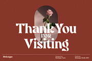 Sableklish - Unique Serif Display, a Serif Font by Mokatype Studio (Thumbnail 10 of 10)