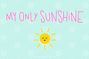 My Only Sunshine Font, a Sans Serif Font by Miss Tiina (Thumbnail 1 of 5)