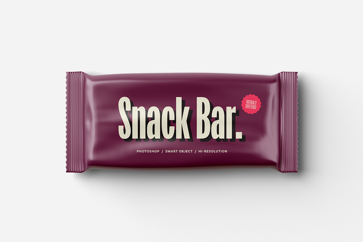 Snack Bar Packaging Mockups, a Packaging Mockup by artimasa (Photo 4 of 5)