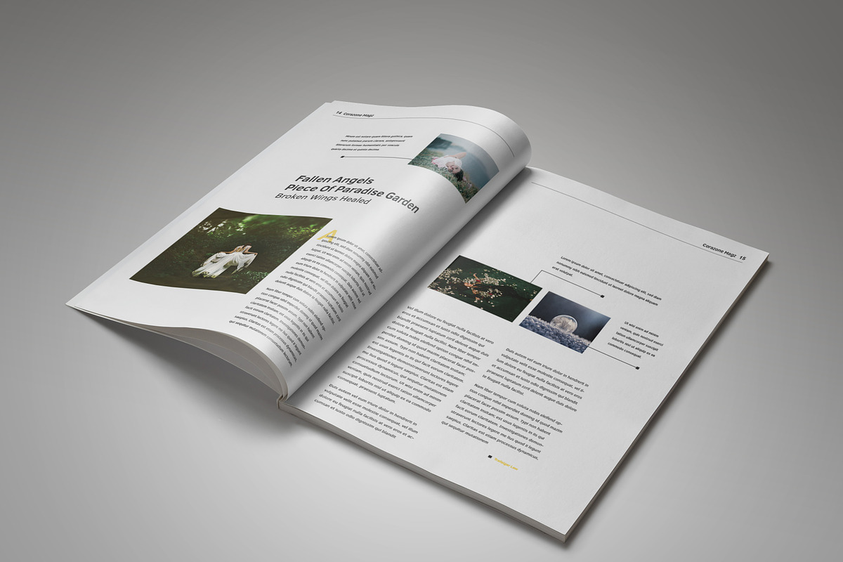 Corazone Magazine (2017 Edition), a Magazine Template by Bokuto (Photo 9 of 17)