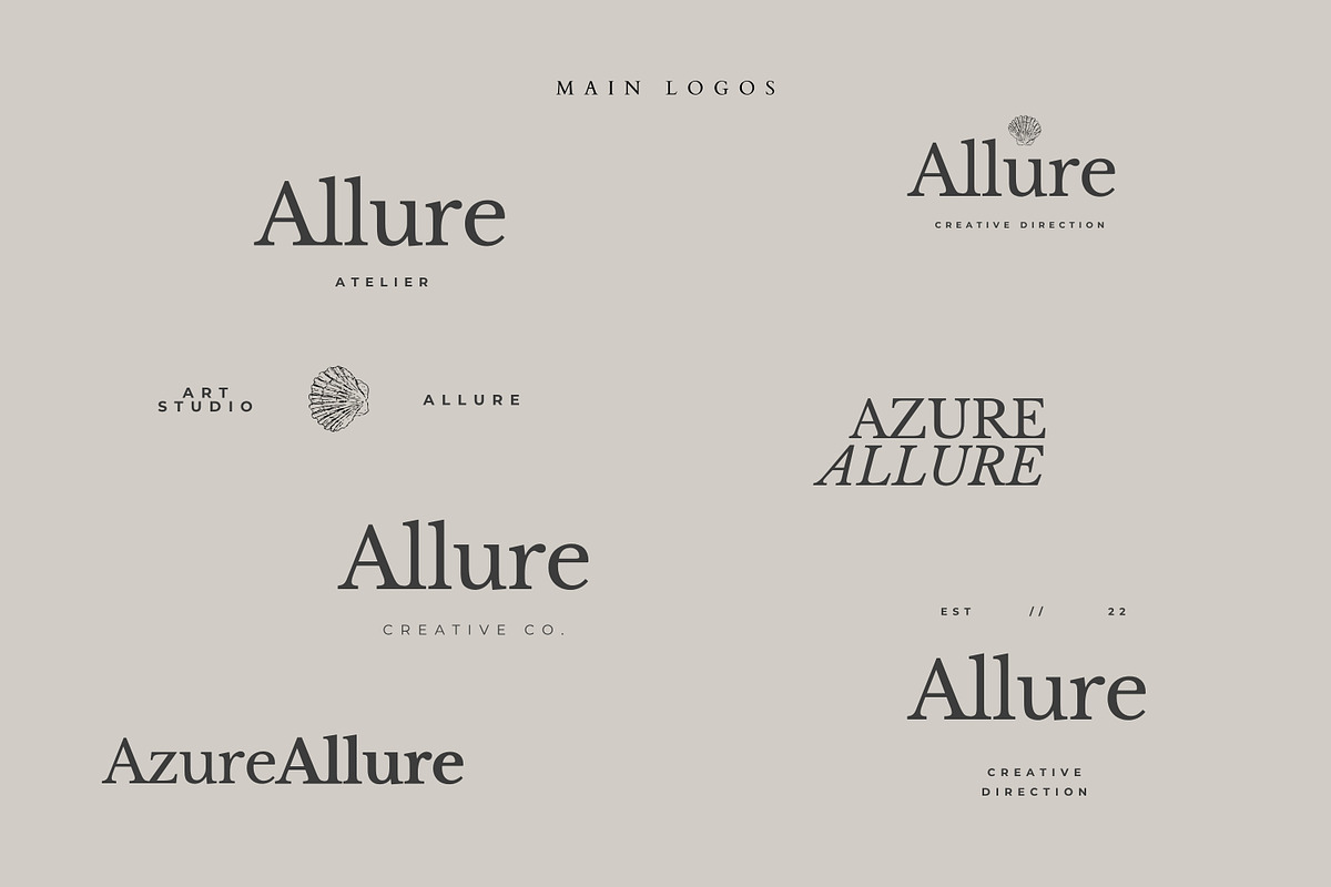 Minimalist Canva Logo Set, a Branding & Logo Template by Adam and Grace (Photo 1 of 20)