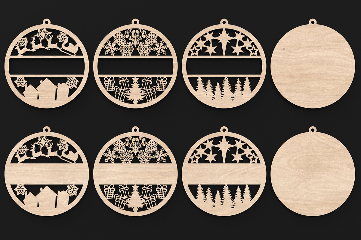 Personalized Christmas Tree Baubles, an Object Graphic by ThemeXDigital (Photo 9 of 9)