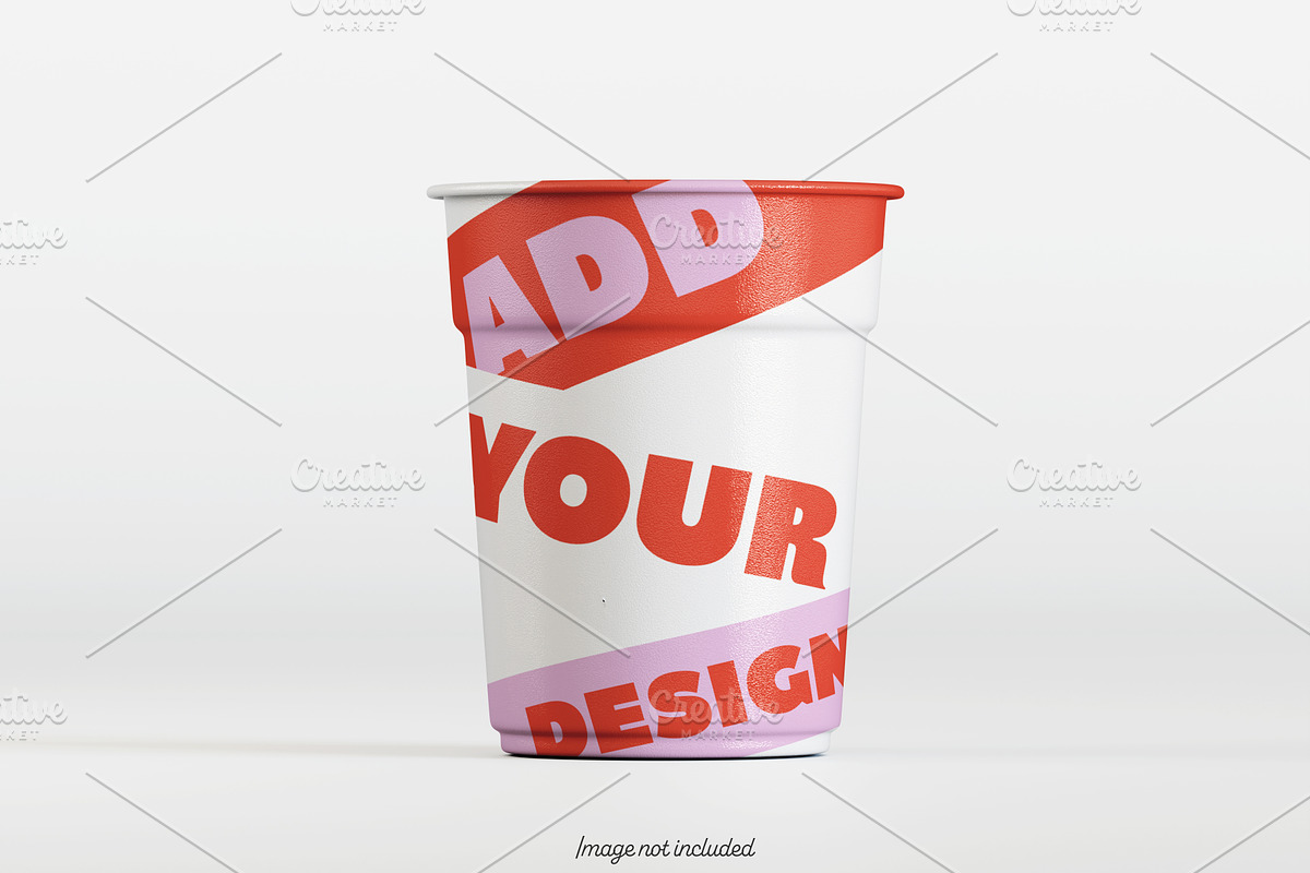 Cup plastic mockup bundles V1, a Packaging Mockup by Ambo Ampeng (Photo 2 of 19)