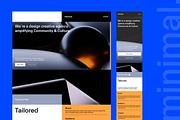 Minimal Design Agency Template, an UI Kit Template by dumitrasconiu.design (Thumbnail 1 of 5)