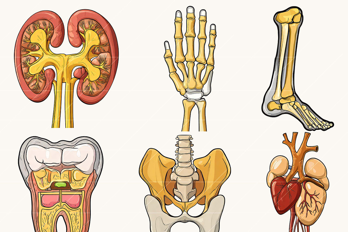 Vector Human Anatomy Clipart, a Person Illustration by Design Scotch (Photo 5 of 9)