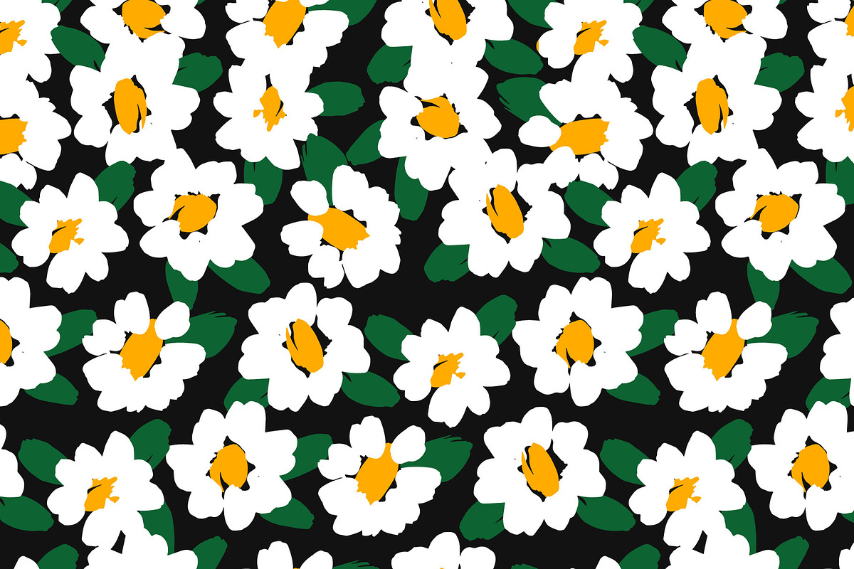 Chamomile. 10 seamless patterns, a Pattern Graphic by Nadia Grapes