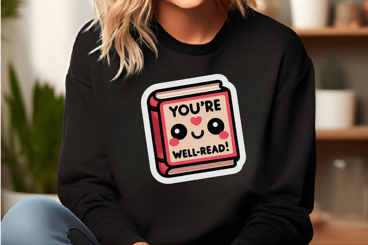 FunnyYoure Well Read Sticker, an Illustration by DreamCafeArt (Photo 2 of 7)