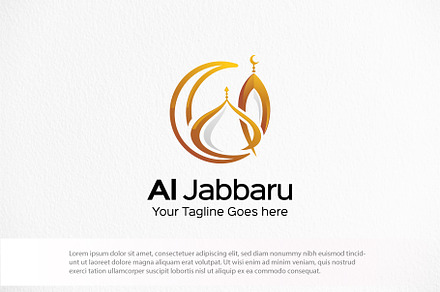 AL-JABBARU | Muslim / Mosque Logo