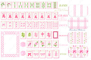 Mahjong Set PNG Watercolor DIY, an Illustration by LABFcreations (Thumbnail 2 of 4)