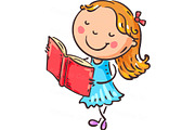 School Kids Clipart Set, an Education Illustration by Bubert Art (Thumbnail 7 of 9)