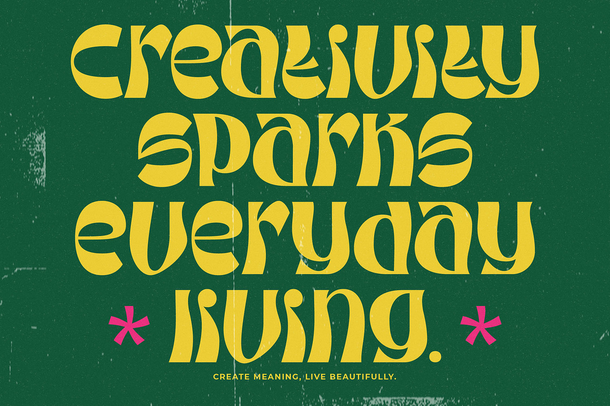 Bright Screen Retro Display Font, a Sans Serif Font by timelesstype.co (Photo 7 of 15)