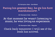 ED Rampion Slab, a Slab Serif Font by Emyself Design (Thumbnail 4 of 12)
