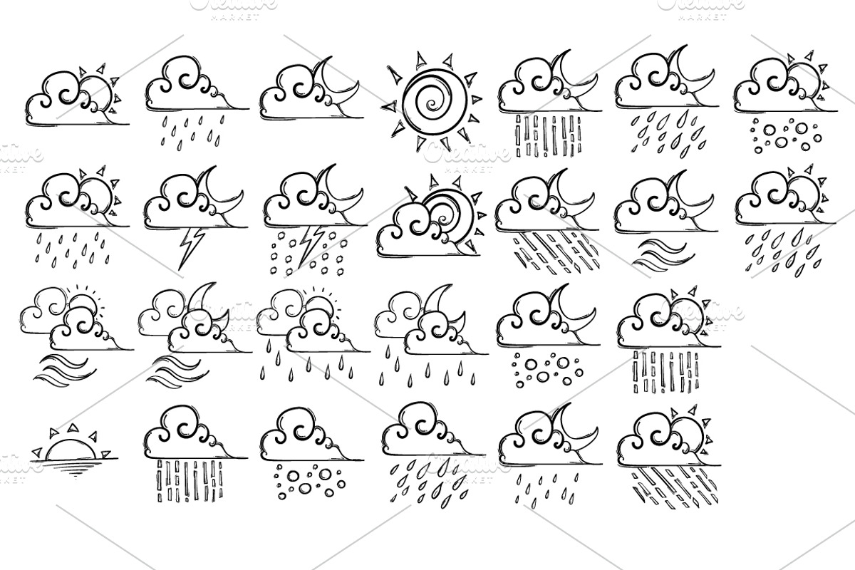 707 Hand Draw doodle icons set, an Outline Icon by TKDoodle (Photo 17 of 17)