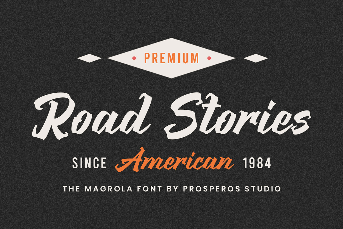 The Magrola - Vintage Script Font, a Handwritten Font by prps.std (Photo 2 of 8)