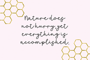 Queen Bee Script Font, a Script Font by Beck McCormick (Thumbnail 6 of 10)
