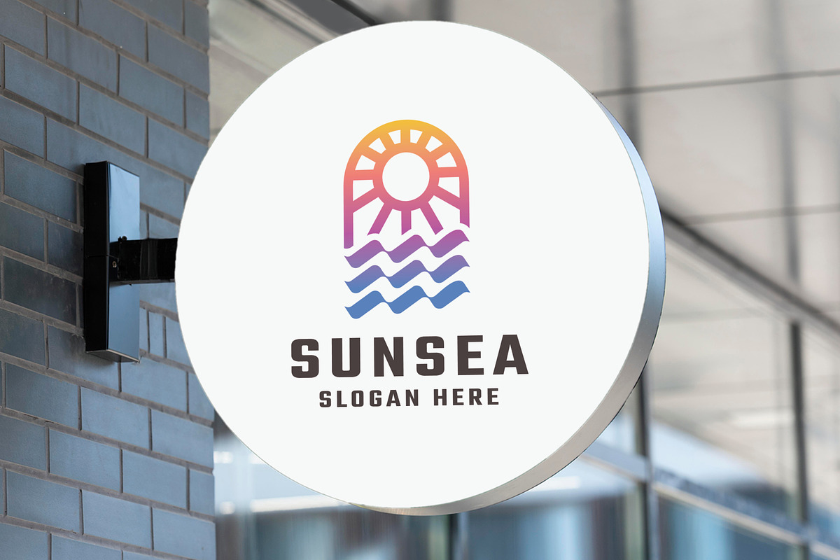 Sun Sea Coastal Travel Logo, a Branding & Logo Template by Design_Planet (Photo 2 of 3)
