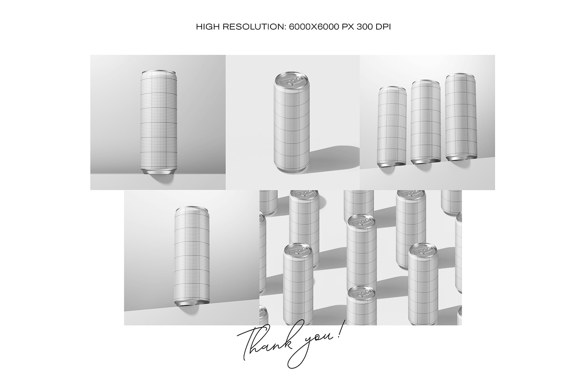 Drink Sleek Can - 12oz / 355ml, a Packaging Mockup by Grid&Glow (Photo 7 of 7)