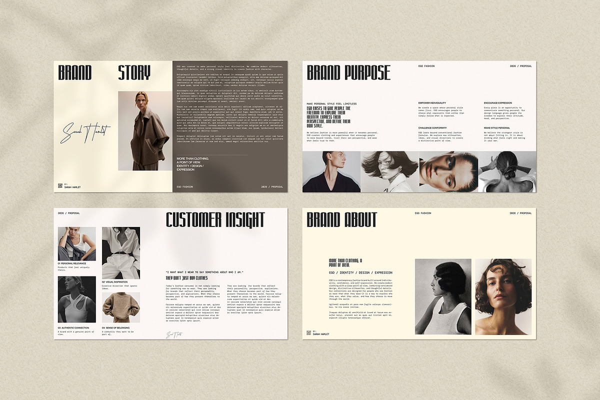 EGO Brand Proposal | Canva, a Branding & Logo Template by evgenystudio (Photo 5 of 10)