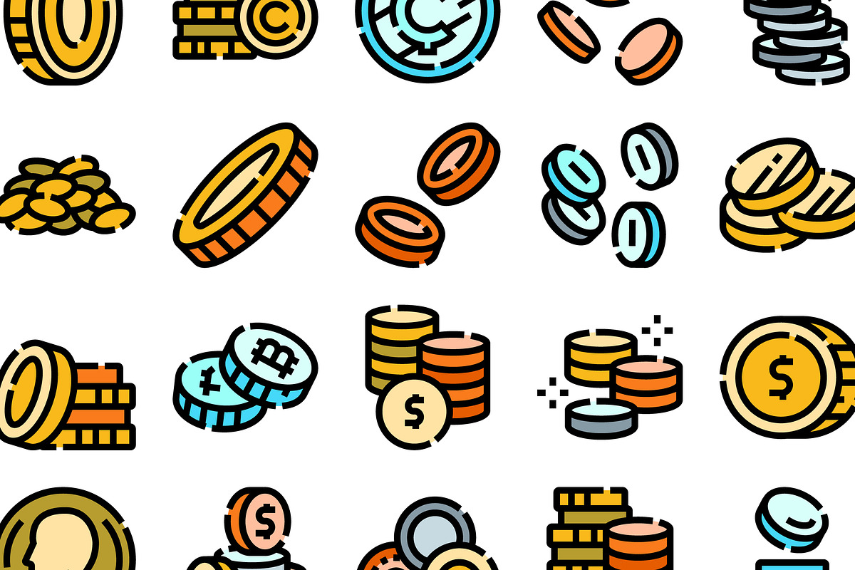 Money coins financial payment system, an Object Graphic by pikepicture (Photo 3 of 3)