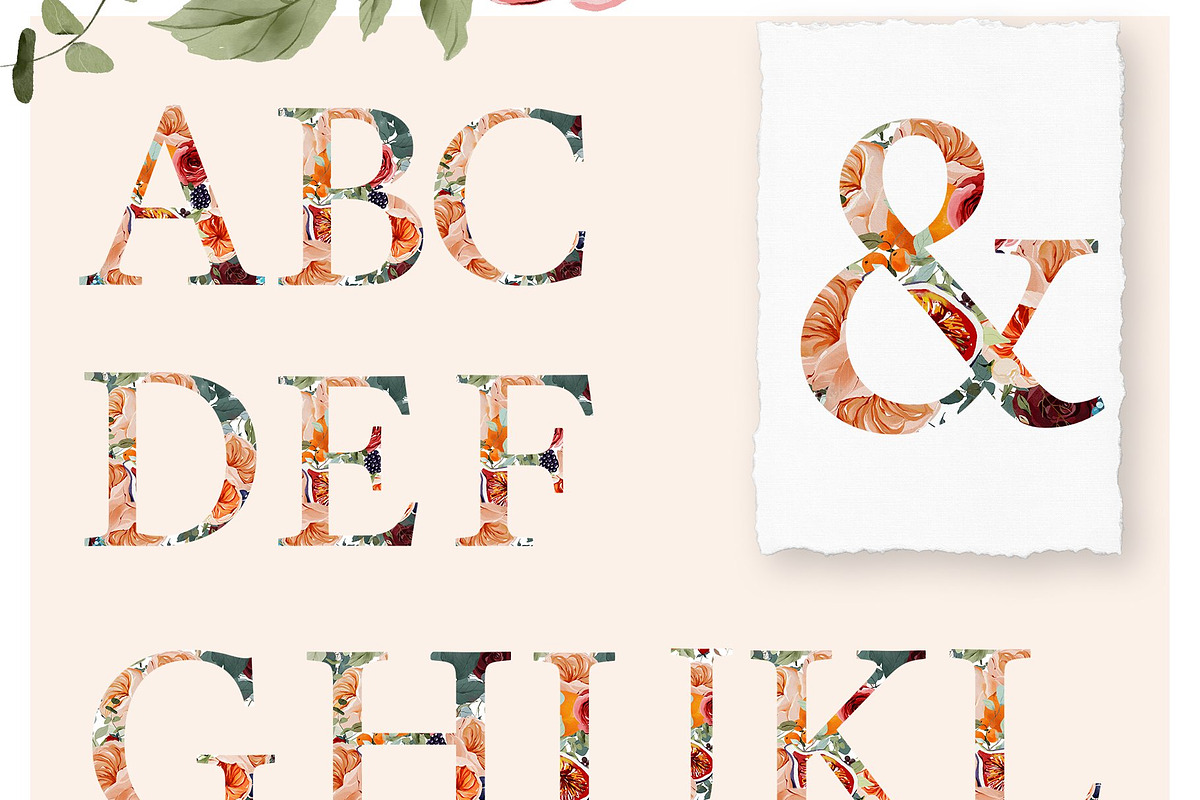 Autumn Floral Clipart Set, a Decorative Illustration by anastasiia.art (Photo 5 of 8)