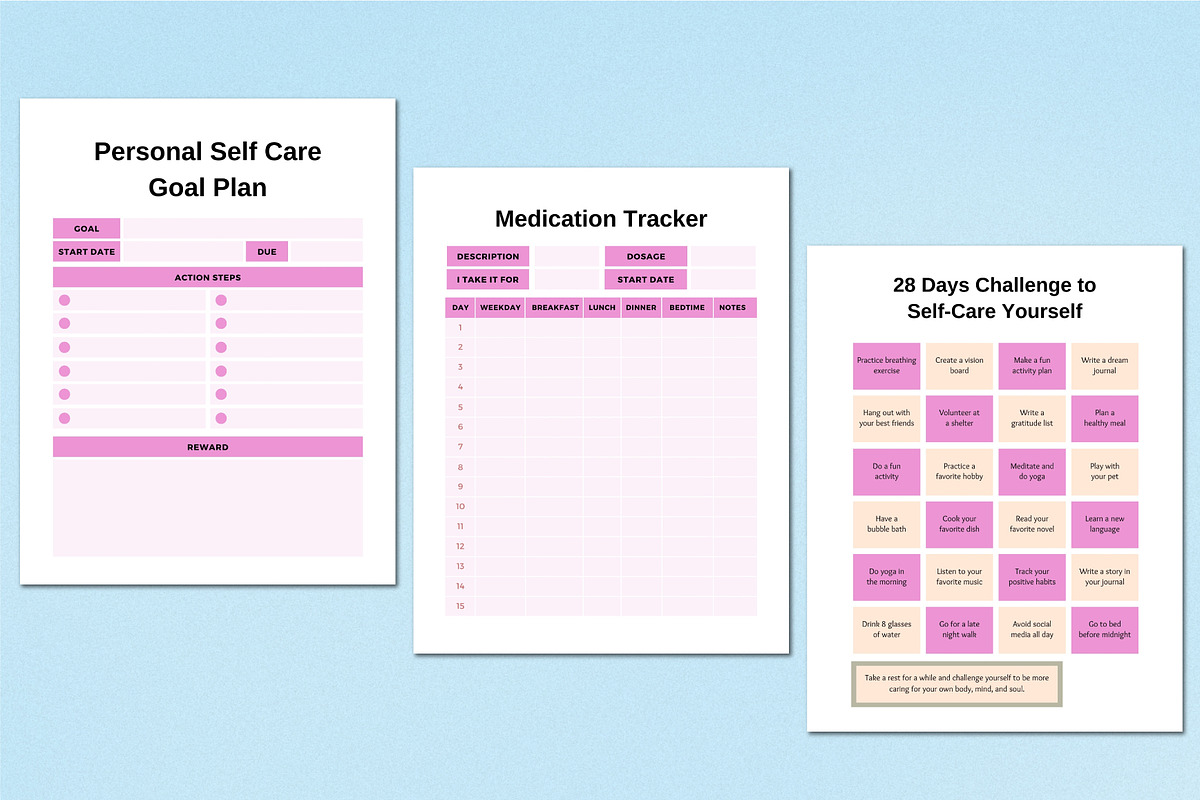 2026 Self Care & Wellness Journal, a Stationery Template by Shumaya (Photo 5 of 5)