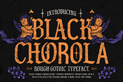 Black Chorola Typeface, a Blackletter Font by alit design (Thumbnail 1 of 15)