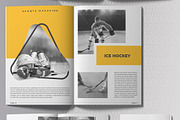 Sports Magazine Design Layout, a Magazine Template by MightyDesign (Thumbnail 3 of 8)