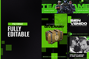 E - Sports Social Media Template, a Social Media Template by Creathift (Thumbnail 2 of 7)