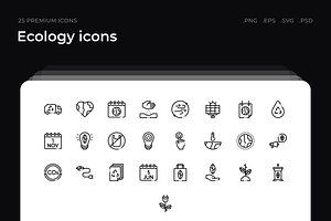 Ecology icons, an Outline Icon by Wencory