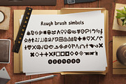 Rough Brush Font, a Script Font by Live line (Thumbnail 7 of 9)