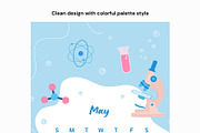 2025 Calendar-School Theme, a Presentation Template by ryelart.design (Thumbnail 5 of 11)