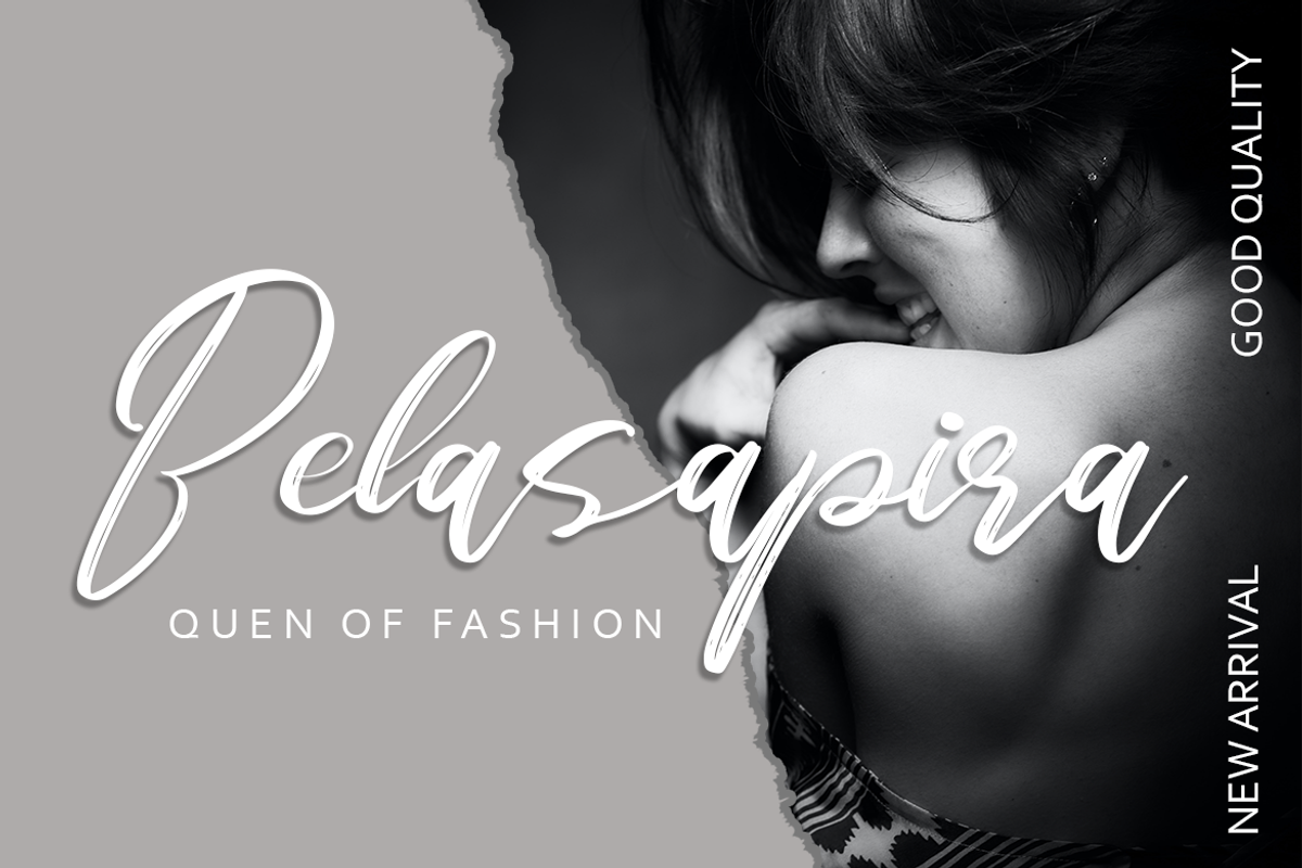 Hallisya Brush Font, a Script Font by Lythcreative (Photo 2 of 7)