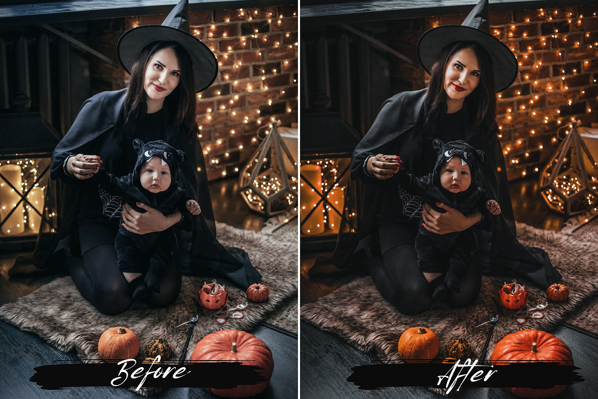 10 Halloween Lightroom Presets, a Preset Add-On by MEPRESETS (Photo 2 of 8)