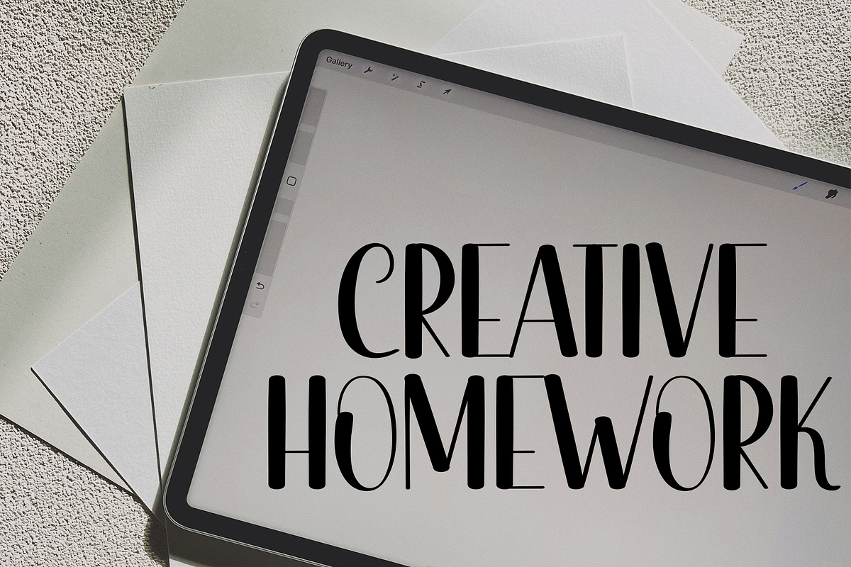 Learning Schedule, a Script Font by FreshTypeINK (Photo 7 of 8)
