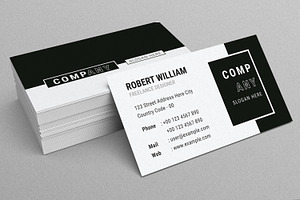 Business Card Design Layout, a Business Card Template by MightyDesign